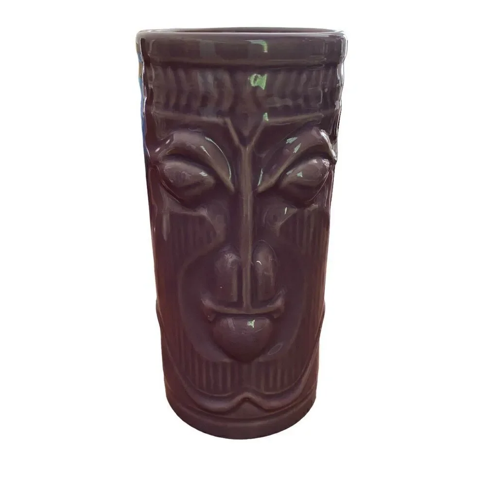 Tiki Mug Purple Accoutrements 2001 Ceramic